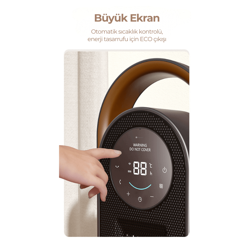Purmed Fanlı Isıtıcı Enerji Tasarruflu Akıllı Isıtıcı