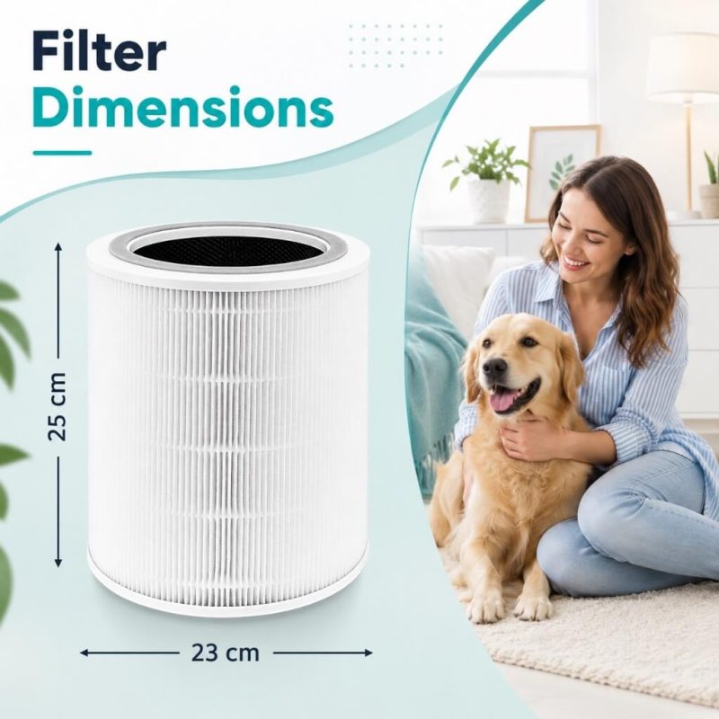 Levoit Core 400s Filtrenin Ölçüsü